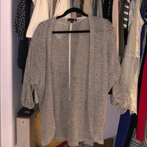 Cotton On Long Grey Cardigan